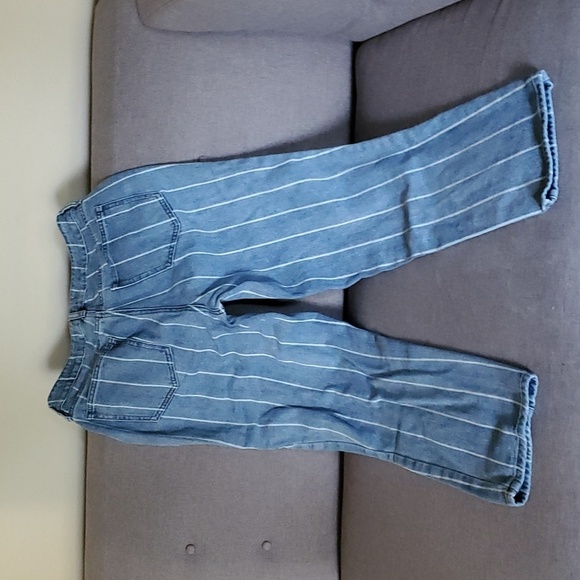 pacsun jeans women’s size 27 blue white Mom jean vertical stripes - Picture 12 of 16